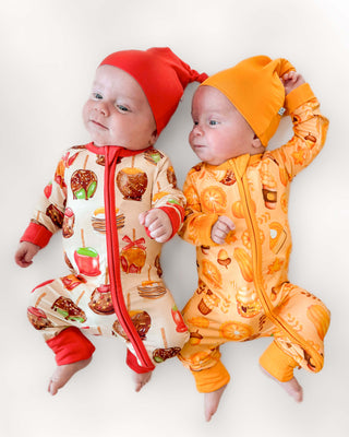 Pumpkin | Bamboo Newborn Baby Knotted Hat