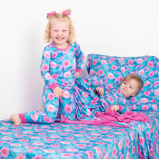Dreamy Cosmos | Two-Piece Bamboo Long Sleeve Toddler & Kids Pajamas