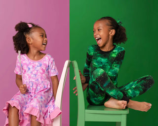 Bubbles | Toddler & Girls Bamboo Ruffle Twirl Dress & Shorts