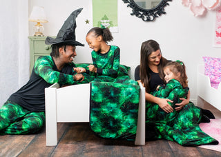 Green Galaxy Elixir | Quilted Bamboo Toddler Blanket