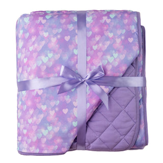 Hearts | Quilted Bamboo Adult Blanket