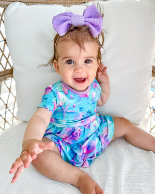 Pale Lavender | Toddler Girl Nylon Bow