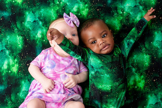 Green Galaxy Elixir | Baby & Toddler Bamboo Bodysuit Onesie