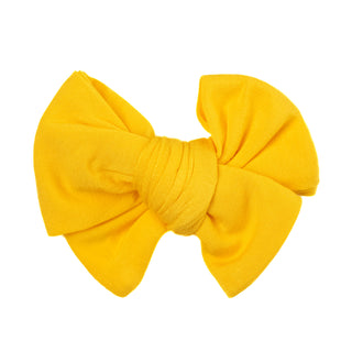 Lemon | Toddler Bamboo Clip on Bow *New Style*