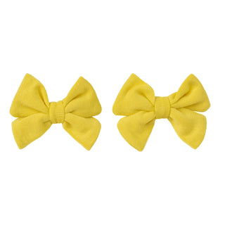 Sun | Baby Bamboo Clip on Bow Set