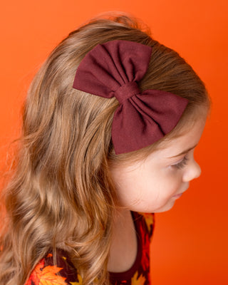 *COMING SOON* Ember | Bamboo Big Clip on Bow