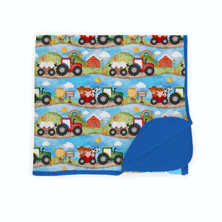 Farm Friends | Double Layer Bamboo Toddler Blanket