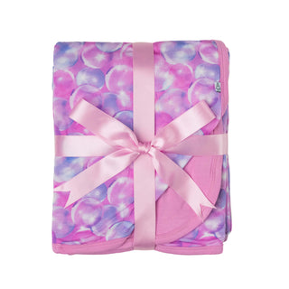 Bubbles | Double Layer Bamboo Toddler Blanket