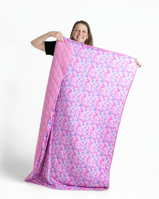 Bubbles | Quilted Bamboo Toddler Blanket