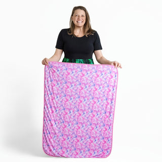 Bubbles | Mini Quilted Bamboo Baby Blanket