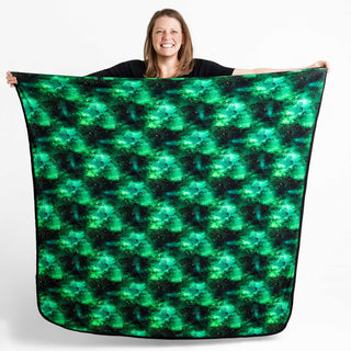 Green Galaxy Elixir | Double Layer Bamboo Toddler Blanket