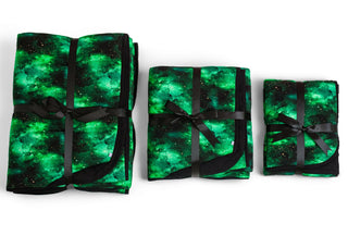 Green Galaxy Elixir | Quilted Bamboo Toddler Blanket