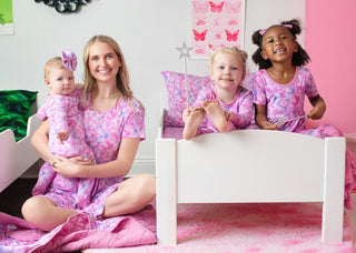 Bubbles | Toddler & Girls Bamboo Ruffle Twirl Dress & Shorts