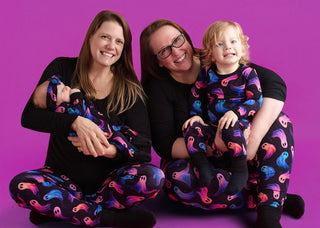 Halloween | Whirling Ghosts | Convertible Bamboo Zipper Baby Pajamas