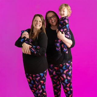 Halloween | Whirling Ghosts | Convertible Bamboo Zipper Baby Pajamas