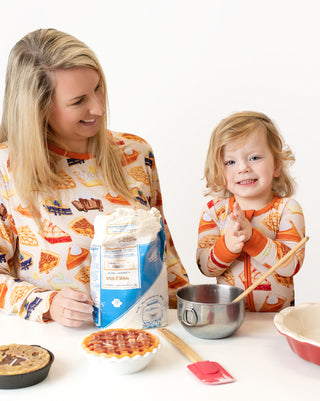Slice of Pie | Convertible Bamboo Zipper Baby Pajamas