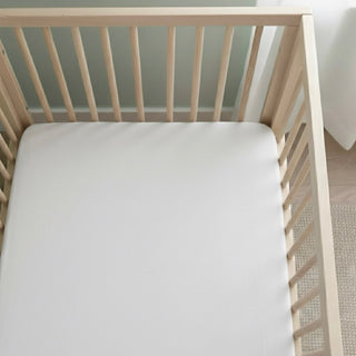 White | Bamboo Crib Sheet