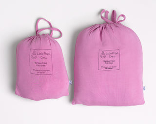 Bubble Gum Pink | Bamboo Crib Sheet