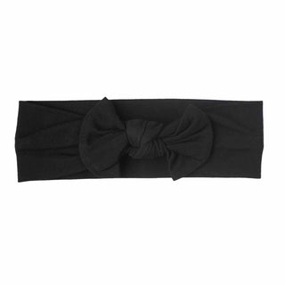 Black | Bamboo Headband Bow
