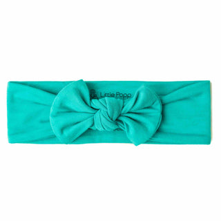 Turquoise | Bamboo Headband Bow