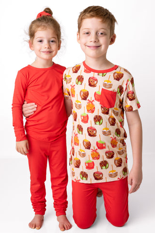 Candy Apples | Bamboo Toddler & Kids Pocket T-Shirt