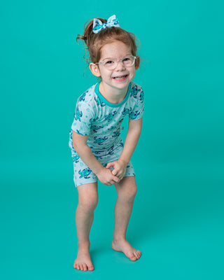 Sea Turtles | Two-Piece Bamboo Short Sleeve Toddler & Kids Set