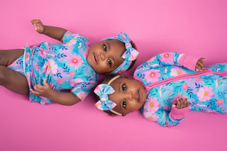 Dreamy Cosmos | Convertible Bamboo Zipper Baby Pajamas