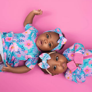 Dreamy Cosmos | Baby & Toddler Bamboo Bodysuit Dress