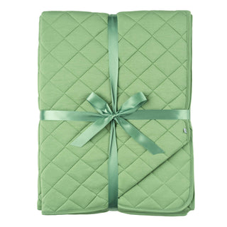 Sage Green | Double Quilted Bamboo Adult Blanket