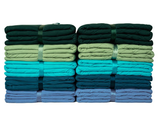 Steel Blue | Double Quilted Bamboo Adult Blanket
