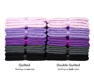 Black | Bamboo Double Quilted Adult Blanket