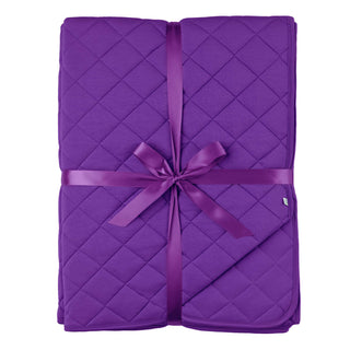 Violet | Double Quilted Bamboo Adult Blanket