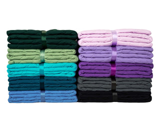 Steel Blue | Double Quilted Bamboo Adult Blanket