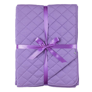 Purple | Bamboo Double Quilted Adult Blanket