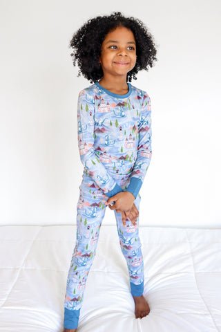 Castles & Dragons | Two-Piece Bamboo Long Sleeve Toddler & Kids Pajamas