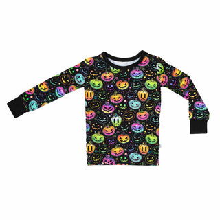 Halloween Pumpkins | Two-Piece Bamboo Long Sleeve Toddler & Kids Pajamas