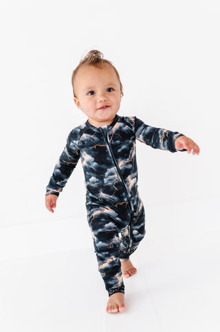 Stormy Clouds | Bamboo Zipper Pajamas