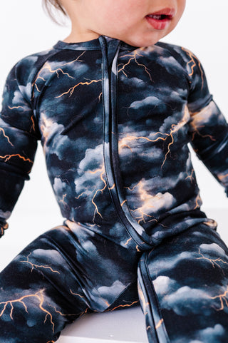 Stormy Clouds | Bamboo Zipper Pajamas