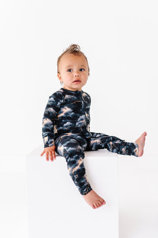 Stormy Clouds | Bamboo Zipper Pajamas