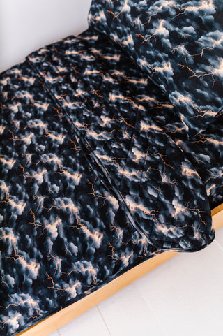 Stormy Clouds | Bamboo Quilted Kids Blanket