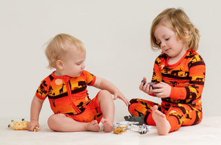 Sunset Safari | Bamboo Two-Piece Pajamas