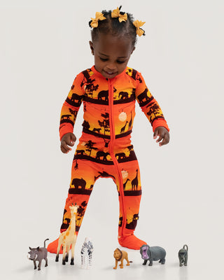 Sunset Safari | Bamboo Zipper Pajamas