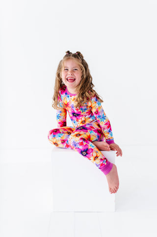 Painted Petals | Bamboo Two-Piece Pajamas