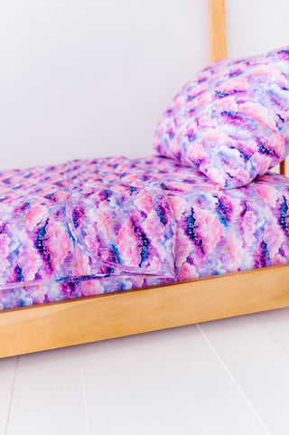 Shimmer Clouds | Bamboo Quilted Kids Blanket