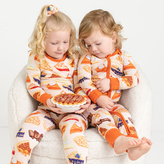 *COMING SOON* Slice of Pie | Convertible Bamboo Zipper Baby Pajamas
