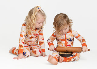 *COMING SOON* Slice of Pie | Two-Piece Bamboo Long Sleeve Toddler & Kids Pajamas