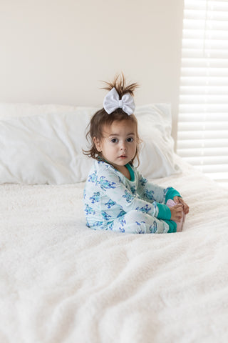 Sea of Turtles | Two-Piece Bamboo Long Sleeve Toddler & Kids Pajamas