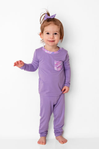 Purple | Bamboo Toddler & Kids Pocket T-Shirt