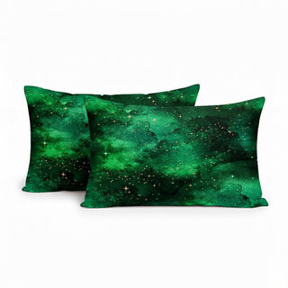 Green Galaxy Elixir | Two Pillowcase Set