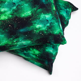 Green Galaxy Elixir | Two Pillowcase Set